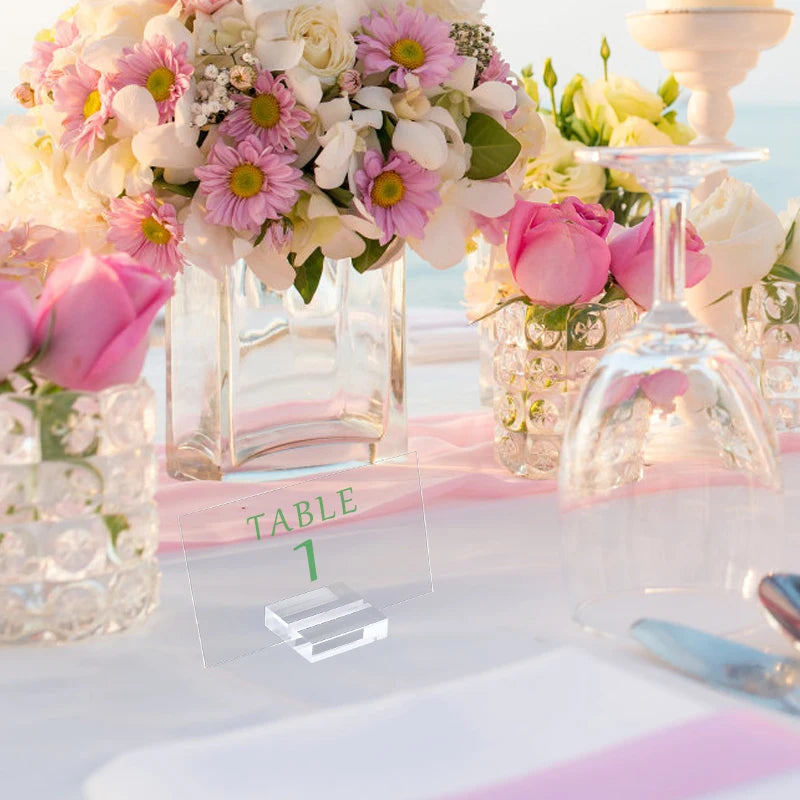 イベント・結婚式装飾｜アクリルスタンド カードホルダー 10個セット