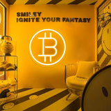 ビットコインネオンサイン（ネオン看板）LEDライト