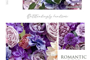 ロマンティックパープル フラワーデコレーション