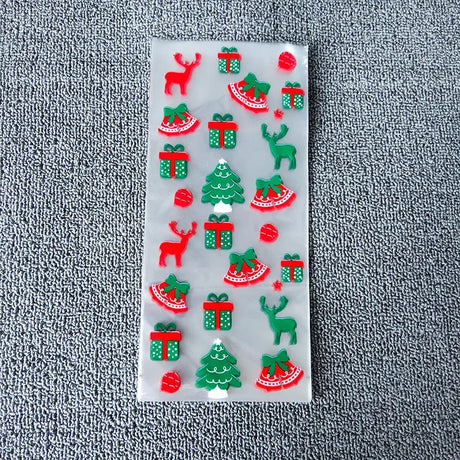 イベント・クリスマス装飾｜ギフト用 ビニール製バッグ (50枚セット)
