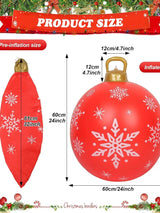 イベント・クリスマス装飾｜巨大インフレータブルクリスマスボール3個セット