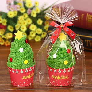 イベント・クリスマスグッズ｜可愛い！クリスマスラッピング ハンドタオル(30×30cm)