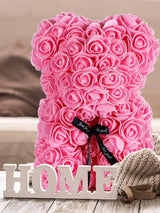 ローズテディベア 造花 ギフトセット