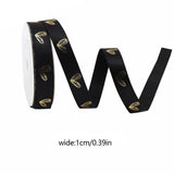 バレンタインデー用ハート柄片面プリントリボン