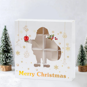 イベント・クリスマス装飾｜紙製クリスマス柄ギフトボックス