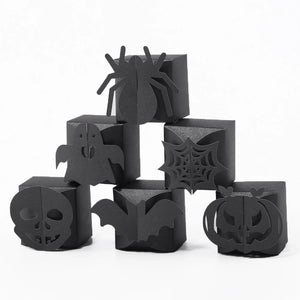 イベント・ハロウィングッズ｜12個入り 3Dペーパーギフトボックス