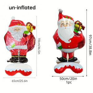 イベント・クリスマス装飾｜特大スタンディングサンタクロースバルーン
