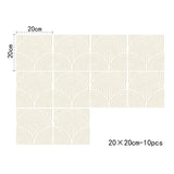【DIY用】モダン柄タイル風 ステッカー 20×20c（10枚入）