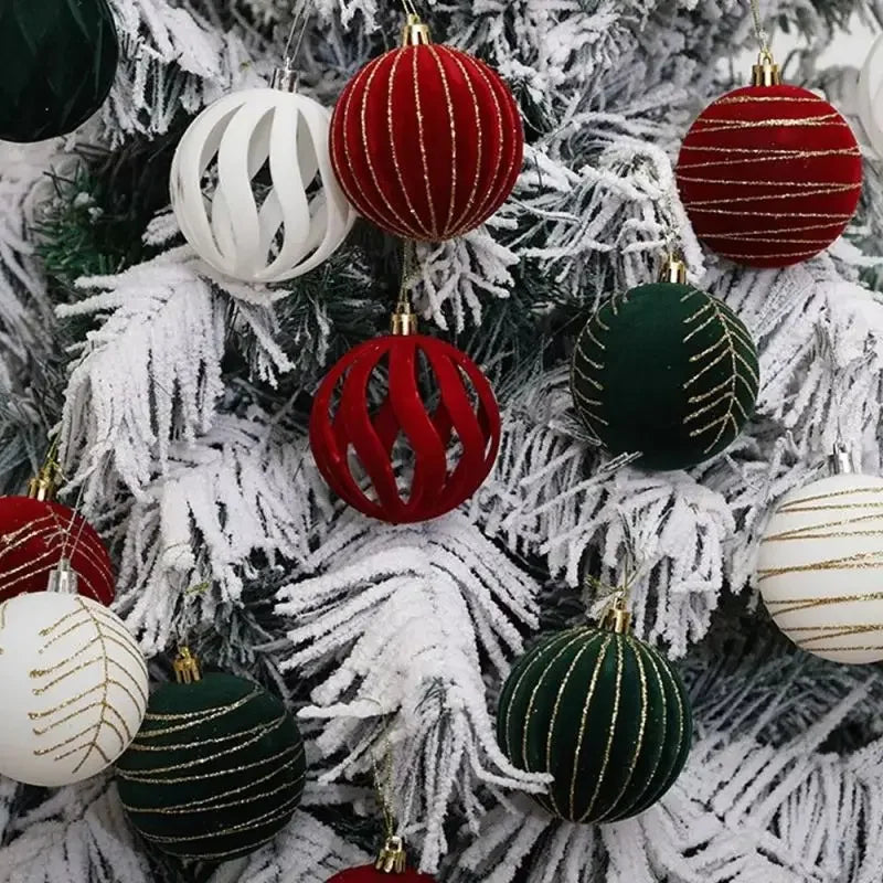 イベント・クリスマス装飾｜バーガンディ色のクリスマスボールペンダント
