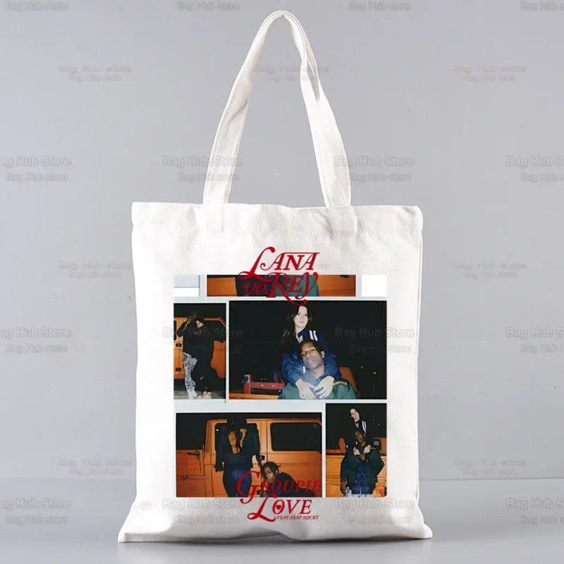 | ノベルティ用品 | ラナ・デル・レイ風キャンバスエコバッグ | 34×38㎝