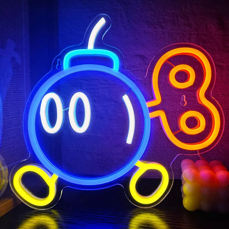 LEDネオンサイン（ネオン看板） ゲームルーム装飾 調光可能