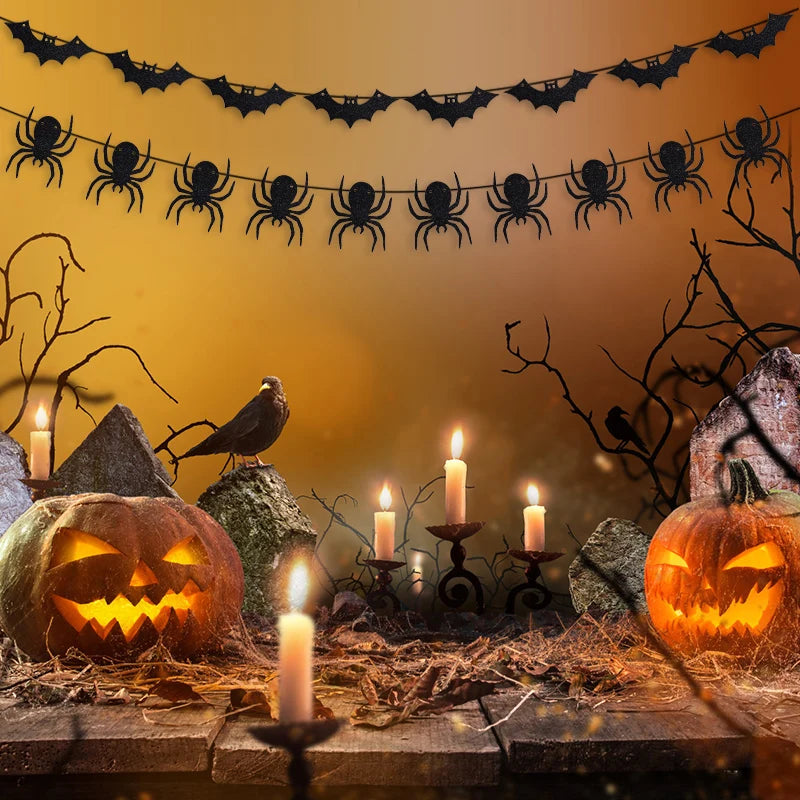 イベント・ハロウィン装飾｜ハロウィンペーパーバナー デコレーション(3M)