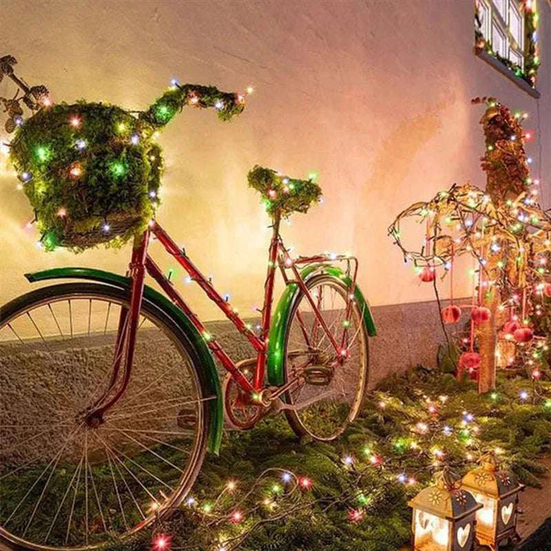イベント・クリスマス装飾｜防水 ソーラー式 ストリングライト