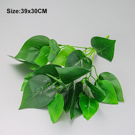 人工植物・ヤシの葉・背景・アクセサリー