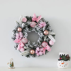 イベント・クリスマス装飾｜ゴールドクリスマスリース 玄関用デコレーション