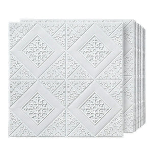 【DIY用】３Dアンティーク調タイル風ステッカー 70x70cm(5pcs/10pcs）