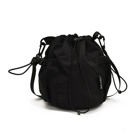 |イベント・ノベルティ用品 | 防水ナイロン大容量バケットバッグ| W16×H19×D16㎝