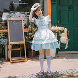 イベント装飾・ハロウィングッズ｜子供用メイド風コスチューム（110c-150cサイズ）