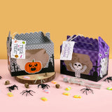 イベント・ハロウィングッズ｜紙製トリートボックス 4個セット