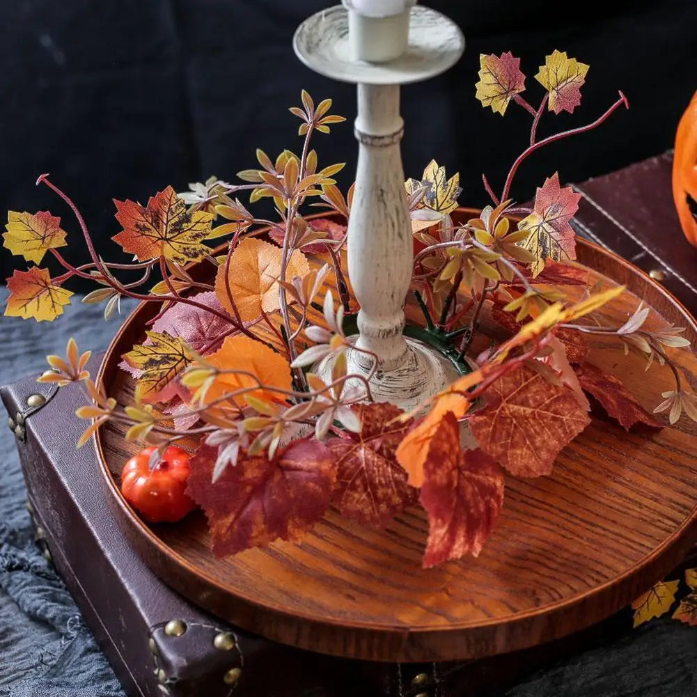 イベント・ハロウィングッズ｜秋のリース テーブルデコレーション