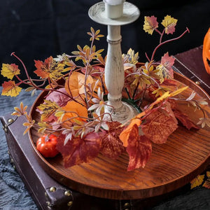イベント・ハロウィングッズ｜秋のリース テーブルデコレーション