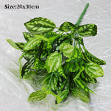 人工植物・ヤシの葉・背景・アクセサリー