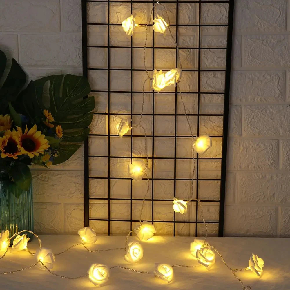 RGBローズフラワーLEDライト 1.5m〜10m