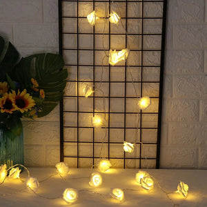 RGBローズフラワーLEDライト 1.5m〜10m