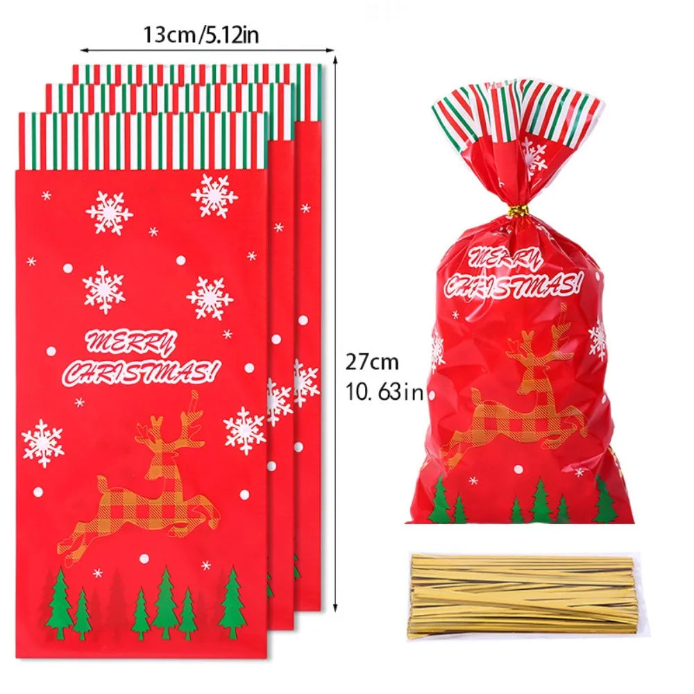 イベント・クリスマス装飾｜キャンディバッグ50個セット