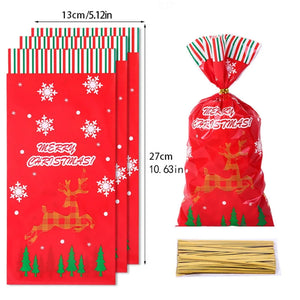 イベント・クリスマス装飾｜キャンディバッグ50個セット