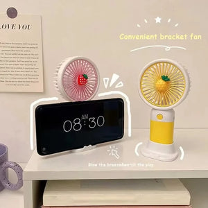 |イベント・ノベルティ用品 | スマホホルダー付きミニハンディーファン