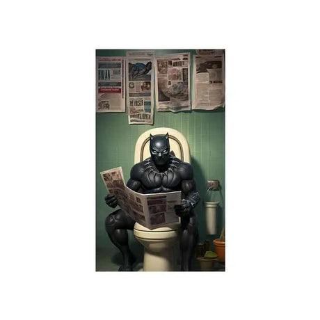 【イベント・ハロウィングッズ】スーパーヒーロー トイレ読書ポスター