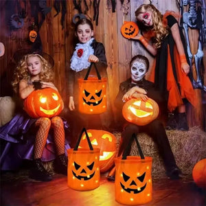 イベント・ハロウィングッズ｜LEDライト付きハロウィントリックバスケット