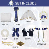 イベント・ハロウィングッズ｜雪ミク コスプレ衣装セット／ウイッグ（Ｓ～XXL)