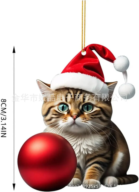 【クリスマス・インテリア装飾】猫・スノーマンなどの可愛いオーナメント（13パターン）
