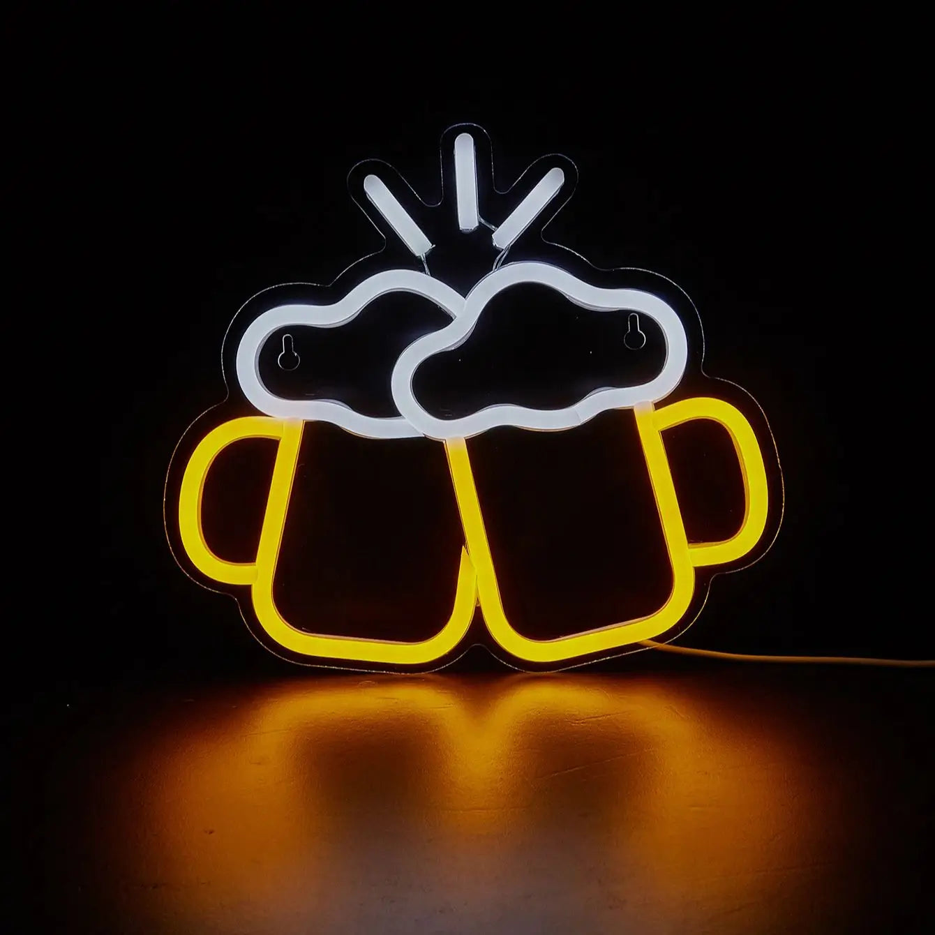 乾杯 CheerS ネオンサイン ビール LEDネオン看板 ビールネオンライト