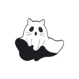 イベント・ハロウィングッズ｜カボチャゴーストエナメルブローチ