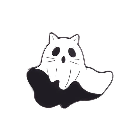 イベント・ハロウィングッズ｜カボチャゴーストエナメルブローチ