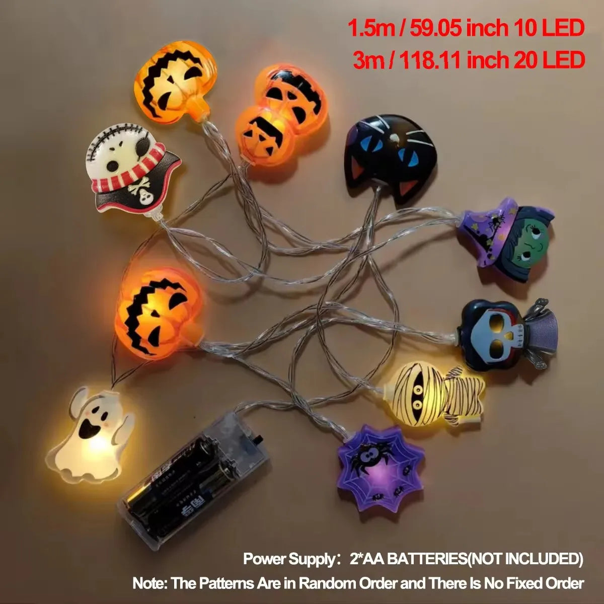 イベント・ハロウィン装飾｜電池式LEDストリングライト
