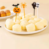 イベント・ハロウィングッズ｜プラスチック製ケーキトッパー10個セット