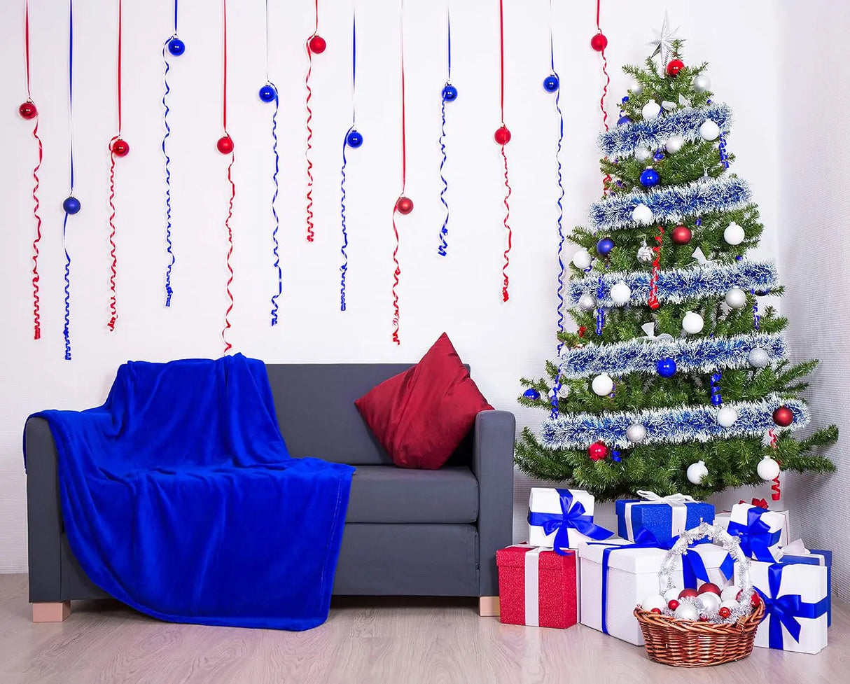 イベント・クリスマス装飾｜メタリックストリーマー 緑 2m