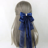 イベント・ハロウィングッズ｜メイド風 特大リボンヘアアクセサリー