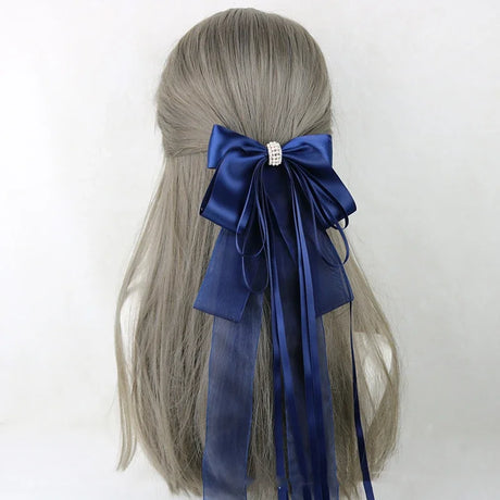 イベント・ハロウィングッズ｜メイド風 特大リボンヘアアクセサリー