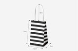 |ノベルティ用品 | ストライプ柄ミニギフトバッグ 10個セット | 7.5×12×5㎝