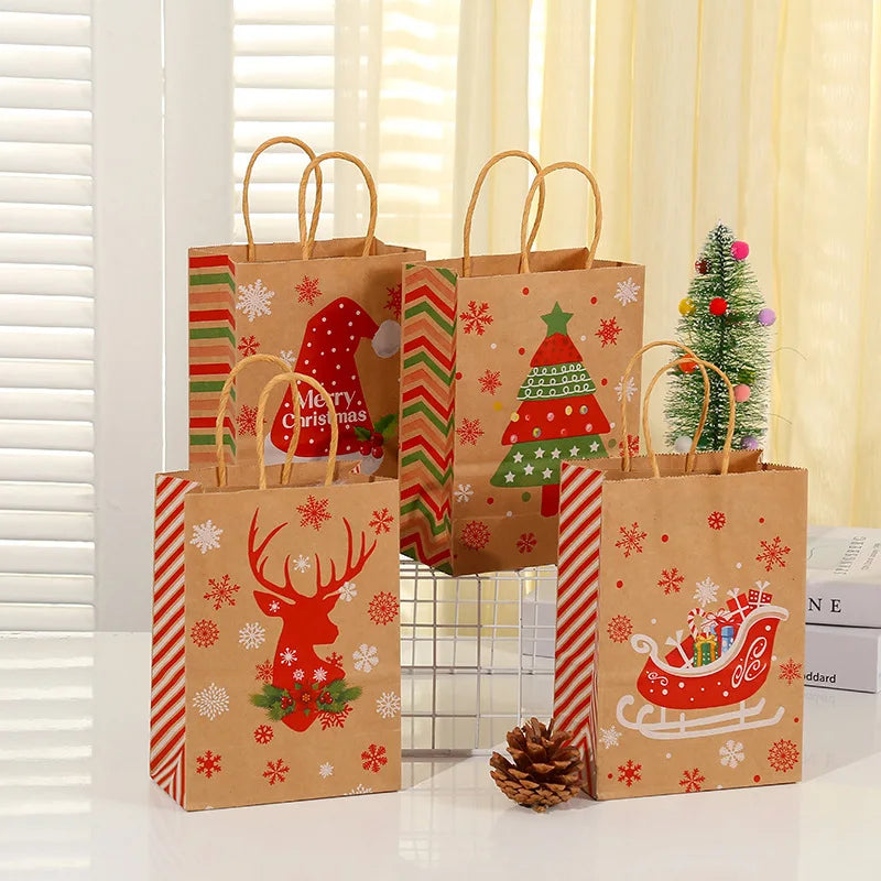 イベント・クリスマス装飾｜手さげ型・ボックス型 ギフト用バックセット(4pcs/5pcs)