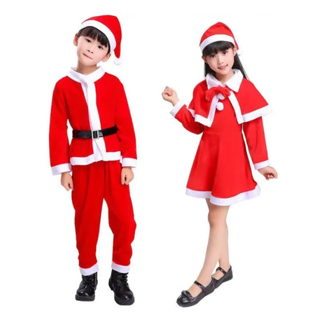 イベント・クリスマスグッズ｜キッズ用 サンタクロースコスチュームセット(90c～160c)