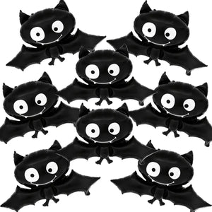 イベント・ハロウィン装飾｜コウモリ型アルミバルーンセット(3個)