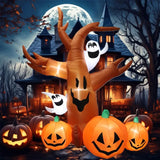 イベント・ハロウィン装飾｜光るハロウィンカボチャツリー型バルーン