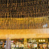 イベント・クリスマス装飾｜LED滝カーテンライト クリスマスデコレーション(幅4M)