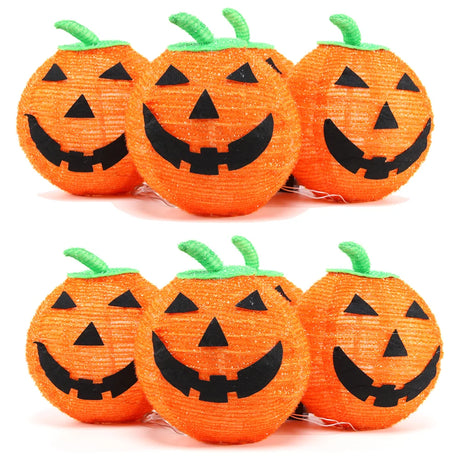 イベント・ハロウィングッズ｜LEDライト付きスタンドパンプキンランタン